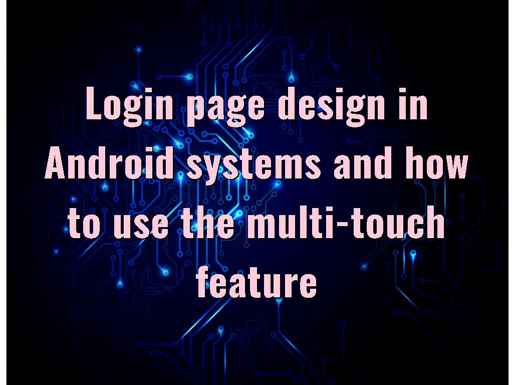 page design in Android systems